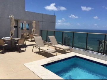 Apartamento de 2 quartos mobiliado em Boa Viagem